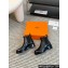 Hermes Heel 4.5cm Findlay ankle boots in Calfskin Black 2024