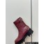Hermes Heel 4.5cm Jaimy ankle boots in calfskin Burgundy 2024