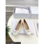 Dior Ballet Flats in Cannage Raffia White 2024
