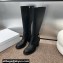 Dior Heel 7cm 30 Montaigne High Boots in Calfskin Black 2024