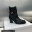 Dior Heel 7cm 30 Montaigne Ankle Boots in Calfskin Black 2024