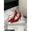 Dior Heel 7.5cm Tribales Pumps in Patent Calfskin Red 2024