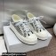 Dior Walk'n'Dior Platform Women/Men Sneakers in Embroidered Cotton with White/Black Miss Dior Allover Motif 2024