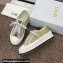 Dior Walk'n'Dior Platform Women/Men Sneakers in Natural Raffia-Effect Cotton Embroidered with Dior Oblique Motif 2024