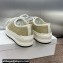 Dior Walk'n'Dior Platform Women/Men Sneakers in Natural Raffia-Effect Cotton Embroidered with Dior Oblique Motif 2024