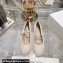 Dior Heel 5cm Ballet Pumps in Quilted Cannage Calfskin Beige 2024