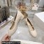 Dior Heel 5cm Ballet Pumps in Quilted Cannage Calfskin Beige 2024