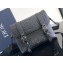 Dior Hit the Road Messenger Bag with Flap in Black Dior Gravity Leather and Black Grained Calfskin 2024