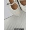 Dior Ballet Flats with Strap in Quilted Cannage Calfskin White 2024