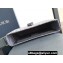 Dior Small Saddle Messenger Bag with Flap in Deep Gray Dior Oblique Jacquard and Deep Gray Grained Calfskin 2024
