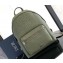 Dior Rider 2.0 Zipped Backpack Bag in Khaki Dior Gravity Leather and Khaki Grained Calfskin 2024