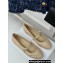 Dior Ballet Flats with Strap in Quilted Cannage Calfskin Beige 2024