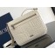 Dior Messenger Bag with Flap in Beige Dior Gravity Leather and Beige Grained Calfskin 2024
