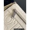 Dior Messenger Bag with Flap in Beige Dior Gravity Leather and Beige Grained Calfskin 2024