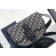 Dior Mini Gallop Bag with Strap in Beige and Black Dior Oblique Jacquard with Black Grained Calfskin 2024