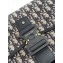 Dior Mini Gallop Bag with Strap in Beige and Black Dior Oblique Jacquard with Black Grained Calfskin 2024