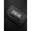 Dior Saddle Triple Pouch Bag in Black CD Diamond Canvas 2024