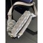 Dior Saddle Triple Pouch Bag in Gray CD Diamond Canvas 2024
