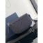 Dior Saddle Messenger Bag in Black Oblique Jacquard and Black Grained Calfskin 2024