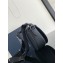 Dior Saddle Messenger Bag in Black Grained Calfskin 2024