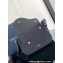 Dior Mini Saddle Messenger Bag in Black Oblique Jacquard and Black Grained Calfskin 2024