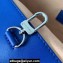 Louis Vuitton Cowhide leather Shopper Tote MM Bag M24457 Blue 2024