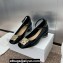 Miss Dior Heel 3.5cm Pumps with Adjustable buckled ankle strap in Black Patent Calfskin 2024