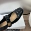 Miss Dior Heel 3.5cm Pumps with Elastic strap in Black Patent Calfskin 2024