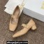 Miss Dior Heel 3.5cm Pumps with Elastic strap in Nude Patent Calfskin 2024