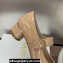 Miss Dior Heel 3.5cm Pumps with Elastic strap in Nude Patent Calfskin 2024