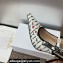 Dior Heel 9.5cm J'Adior Dioramour Slingback Pumps in White Cotton with Embroidered Black and Red Je Vous Adore Motif 2024