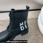 Miss Dior Print Heel 2.5cm Lace-up Ankle Boots in Black Calfskin 2024