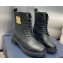 Miss Dior Heel 2.5cm Lace-up Ankle Boots in Black Calfskin 2024