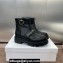 Dior Heel 3.5cm D-Quest Ankle Boots in Black Supple Calfskin 2024