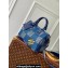 Louis Vuitton Damier Heritage canvas Speedy 25 Bandoulière Bag N40691 Blue 2024