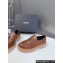 Prada Double Chocolate leather loafers 1D246M Cognac 2024