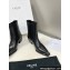 Celine Heel 4.5cm Cruiser Boots Chelsea Boot In Calfskin Black 2024