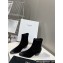 Celine Heel 4.5cm Cruiser Boots Chelsea Boot In Suede Black 2024