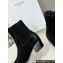 Celine Heel 4.5cm Cruiser Boots Chelsea Boot In Suede Black 2024
