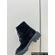 Loewe Sierra combat boots in suede Black 2024