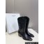 Celine Heel 4.5cm Mid High Boots In Calfskin Black 2024