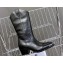 Celine Heel 4.5cm Mid High Boots In Calfskin Black 2024