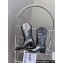 Celine Heel 4.5cm Mid High Boots In Calfskin Black 2024