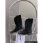 Celine Mid High Boots In Suede Black 2024