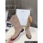 Celine Mid High Boots In Suede Beige 2024