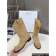 Celine Mid High Boots In Suede Apricot 2024