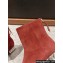 Miu Miu Crystal Heel Suede Leather Ankle Boots Red 2024