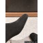 Miu Miu Crystal Heel Suede Leather Ankle Boots Black 2024