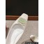 Ferragamo Metal Buckle Ballet Flats in patent leather White 2024