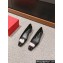Ferragamo Metal Buckle Ballet Flats in patent leather Black 2024